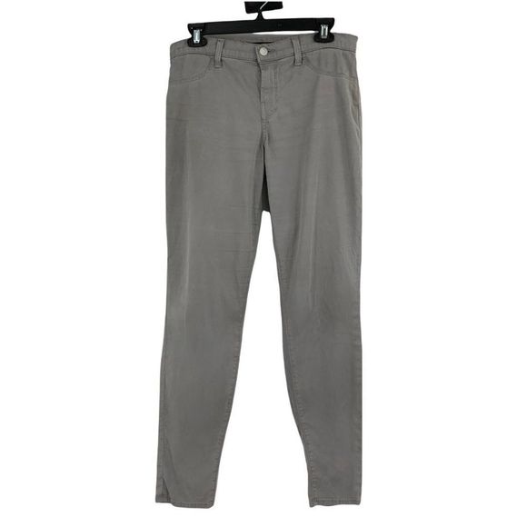 J Brand Sz 10/12 Curvey Jeans Sateen Lightweight Skinny Gray Mid Rise $185 - Picture 9 of 9